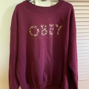 Large obey sweatshirt